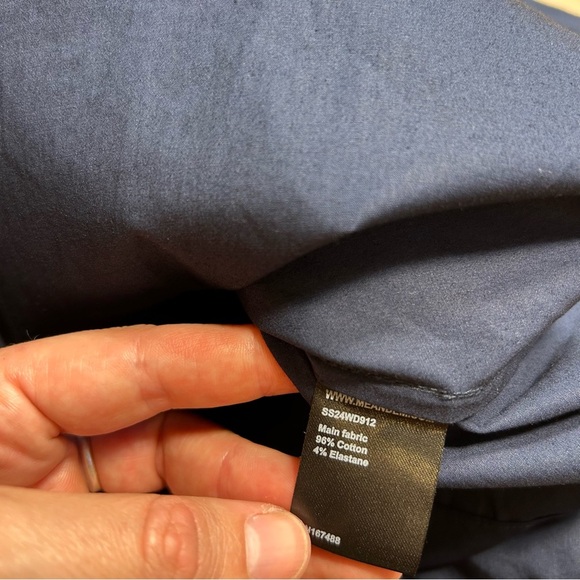 ME+EM NWT Belted Cotton Poplin Swing Dress in Navy Eclipse 14 - Picture 14 of 16